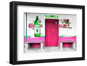 ¡Viva Mexico! Collection - "ALASKA" Deep Pink Bar-Philippe Hugonnard-Framed Photographic Print