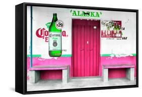 ¡Viva Mexico! Collection - "ALASKA" Deep Pink Bar-Philippe Hugonnard-Framed Stretched Canvas