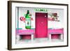 ¡Viva Mexico! Collection - "ALASKA" Deep Pink Bar-Philippe Hugonnard-Framed Photographic Print