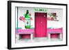 ¡Viva Mexico! Collection - "ALASKA" Deep Pink Bar-Philippe Hugonnard-Framed Photographic Print