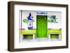 ¡Viva Mexico! Collection - "ALASKA" Lime Green Bar-Philippe Hugonnard-Framed Photographic Print