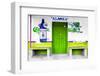 ¡Viva Mexico! Collection - "ALASKA" Lime Green Bar-Philippe Hugonnard-Framed Photographic Print