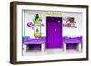 ¡Viva Mexico! Collection - "ALASKA" Purple Bar-Philippe Hugonnard-Framed Photographic Print