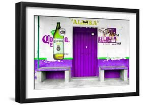 ¡Viva Mexico! Collection - "ALASKA" Purple Bar-Philippe Hugonnard-Framed Photographic Print