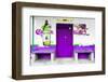 ¡Viva Mexico! Collection - "ALASKA" Purple Bar-Philippe Hugonnard-Framed Photographic Print