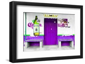 ¡Viva Mexico! Collection - "ALASKA" Purple Bar-Philippe Hugonnard-Framed Photographic Print
