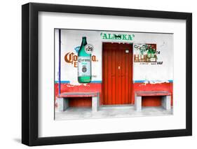 ¡Viva Mexico! Collection - "ALASKA" Red Bar-Philippe Hugonnard-Framed Premium Photographic Print