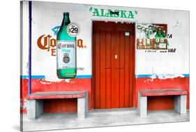 ¡Viva Mexico! Collection - "ALASKA" Red Bar-Philippe Hugonnard-Stretched Canvas