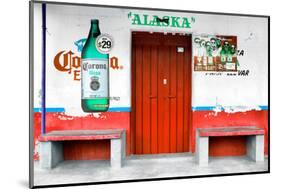 ¡Viva Mexico! Collection - "ALASKA" Red Bar-Philippe Hugonnard-Mounted Photographic Print