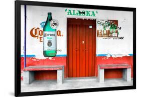 ¡Viva Mexico! Collection - "ALASKA" Red Bar-Philippe Hugonnard-Framed Photographic Print