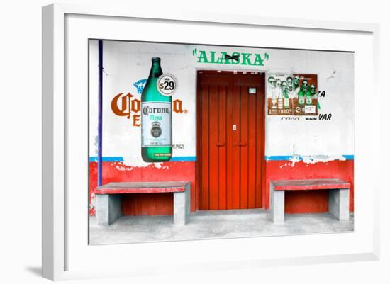 ¡Viva Mexico! Collection - "ALASKA" Red Bar-Philippe Hugonnard-Framed Photographic Print