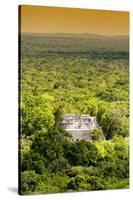 ¡Viva Mexico! Collection - Ancient Maya City within the jungle at Sunset II - Calakmul-Philippe Hugonnard-Stretched Canvas