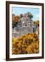 ¡Viva Mexico! Collection - Ancient Maya City within the jungle in Autumn of Calakmul II-Philippe Hugonnard-Framed Photographic Print