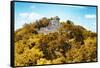 ¡Viva Mexico! Collection - Ancient Maya City within the jungle in Autumn of Calakmul III-Philippe Hugonnard-Framed Stretched Canvas