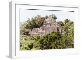 ¡Viva Mexico! Collection - Ancient Maya City within the jungle of Calakmul II-Philippe Hugonnard-Framed Photographic Print