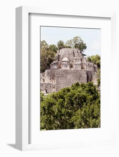 ¡Viva Mexico! Collection - Ancient Maya City within the jungle of Calakmul IV-Philippe Hugonnard-Framed Photographic Print