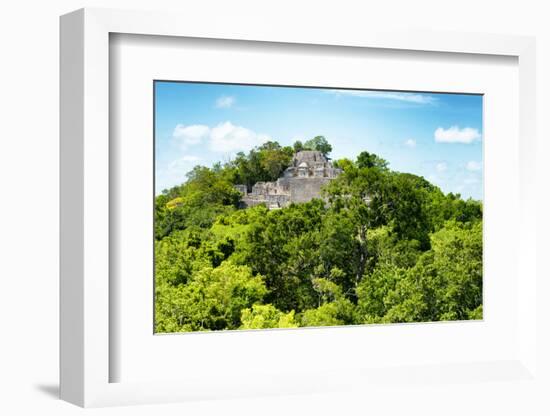 ¡Viva Mexico! Collection - Ancient Maya City within the jungle of Calakmul V-Philippe Hugonnard-Framed Photographic Print