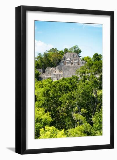 ¡Viva Mexico! Collection - Ancient Maya City within the jungle of Calakmul VI-Philippe Hugonnard-Framed Premium Photographic Print