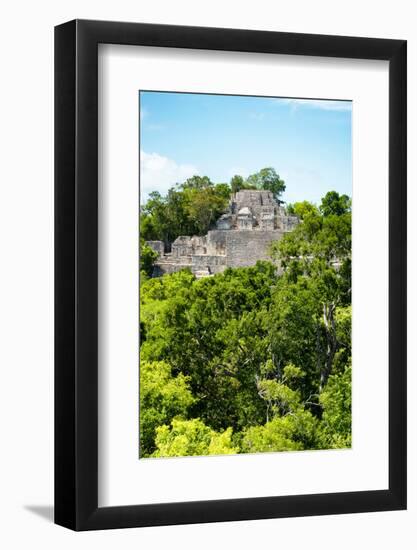 ¡Viva Mexico! Collection - Ancient Maya City within the jungle of Calakmul VI-Philippe Hugonnard-Framed Photographic Print