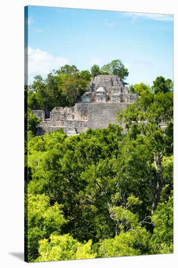 ¡Viva Mexico! Collection - Ancient Maya City within the jungle of Calakmul VI-Philippe Hugonnard-Stretched Canvas