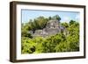 ¡Viva Mexico! Collection - Ancient Maya City within the jungle of Calakmul-Philippe Hugonnard-Framed Photographic Print