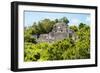 ¡Viva Mexico! Collection - Ancient Maya City within the jungle of Calakmul-Philippe Hugonnard-Framed Photographic Print