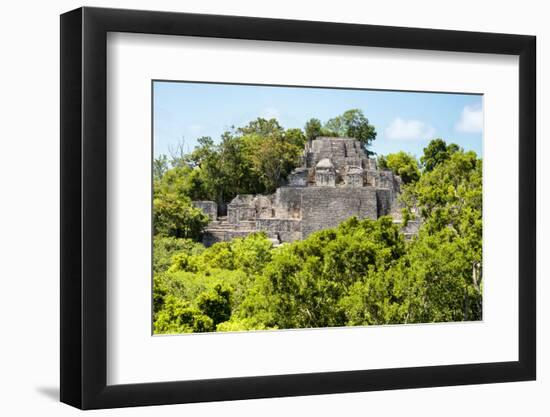 ¡Viva Mexico! Collection - Ancient Maya City within the jungle of Calakmul-Philippe Hugonnard-Framed Photographic Print