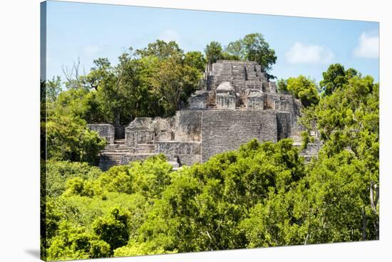 ¡Viva Mexico! Collection - Ancient Maya City within the jungle of Calakmul-Philippe Hugonnard-Stretched Canvas