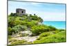 ¡Viva Mexico! Collection - Ancient Mayan Fortress in Riviera Maya - Tulum-Philippe Hugonnard-Mounted Photographic Print