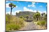 ¡Viva Mexico! Collection - Archaeological Site - Cantona-Philippe Hugonnard-Mounted Photographic Print