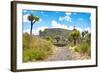 ¡Viva Mexico! Collection - Archaeological Site - Cantona-Philippe Hugonnard-Framed Photographic Print