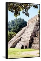 ¡Viva Mexico! Collection - Beautiful Temple of the Inscription - Palenque IV-Philippe Hugonnard-Framed Stretched Canvas