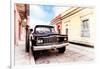 ¡Viva Mexico! Collection - Black Jeep and Colorful Street II-Philippe Hugonnard-Framed Photographic Print