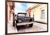 ¡Viva Mexico! Collection - Black Jeep and Colorful Street II-Philippe Hugonnard-Framed Photographic Print