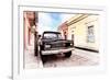 ¡Viva Mexico! Collection - Black Jeep and Colorful Street II-Philippe Hugonnard-Framed Photographic Print