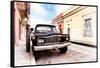 ¡Viva Mexico! Collection - Black Jeep and Colorful Street II-Philippe Hugonnard-Framed Stretched Canvas