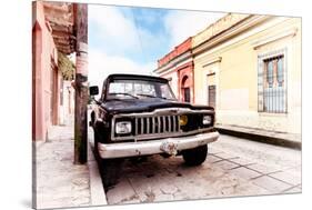 ¡Viva Mexico! Collection - Black Jeep and Colorful Street II-Philippe Hugonnard-Stretched Canvas