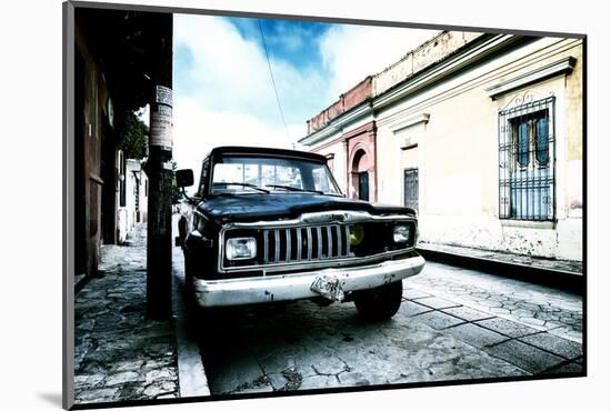 ¡Viva Mexico! Collection - Black Jeep and Colorful Street III-Philippe Hugonnard-Mounted Photographic Print