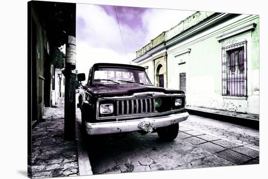 ¡Viva Mexico! Collection - Black Jeep and Colorful Street IV-Philippe Hugonnard-Stretched Canvas