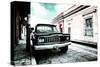 ¡Viva Mexico! Collection - Black Jeep and Colorful Street V-Philippe Hugonnard-Stretched Canvas