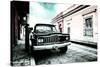 ¡Viva Mexico! Collection - Black Jeep and Colorful Street V-Philippe Hugonnard-Stretched Canvas