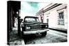 ¡Viva Mexico! Collection - Black Jeep and Colorful Street V-Philippe Hugonnard-Stretched Canvas