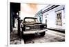 ¡Viva Mexico! Collection - Black Jeep and Colorful Street VI-Philippe Hugonnard-Framed Photographic Print