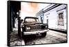 ¡Viva Mexico! Collection - Black Jeep and Colorful Street VI-Philippe Hugonnard-Framed Stretched Canvas