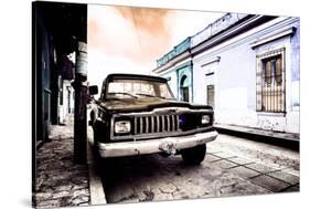 ¡Viva Mexico! Collection - Black Jeep and Colorful Street VI-Philippe Hugonnard-Stretched Canvas