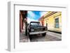 ¡Viva Mexico! Collection - Black Jeep and Colorful Street-Philippe Hugonnard-Framed Photographic Print