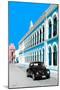 ¡Viva Mexico! Collection - Black VW Beetle and Blue Architecture - Campeche-Philippe Hugonnard-Mounted Photographic Print