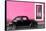 ¡Viva Mexico! Collection - Black VW Beetle Car with Hot Pink Street Wall-Philippe Hugonnard-Framed Stretched Canvas