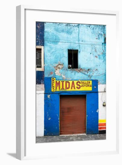 ¡Viva Mexico! Collection - Blue Taller-Philippe Hugonnard-Framed Photographic Print
