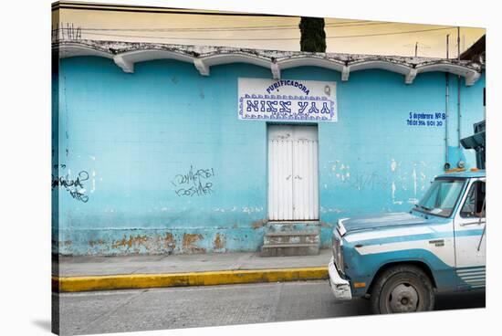 ¡Viva Mexico! Collection - Blue Truck-Philippe Hugonnard-Stretched Canvas
